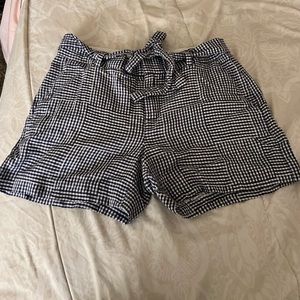 Blue and White Shorts